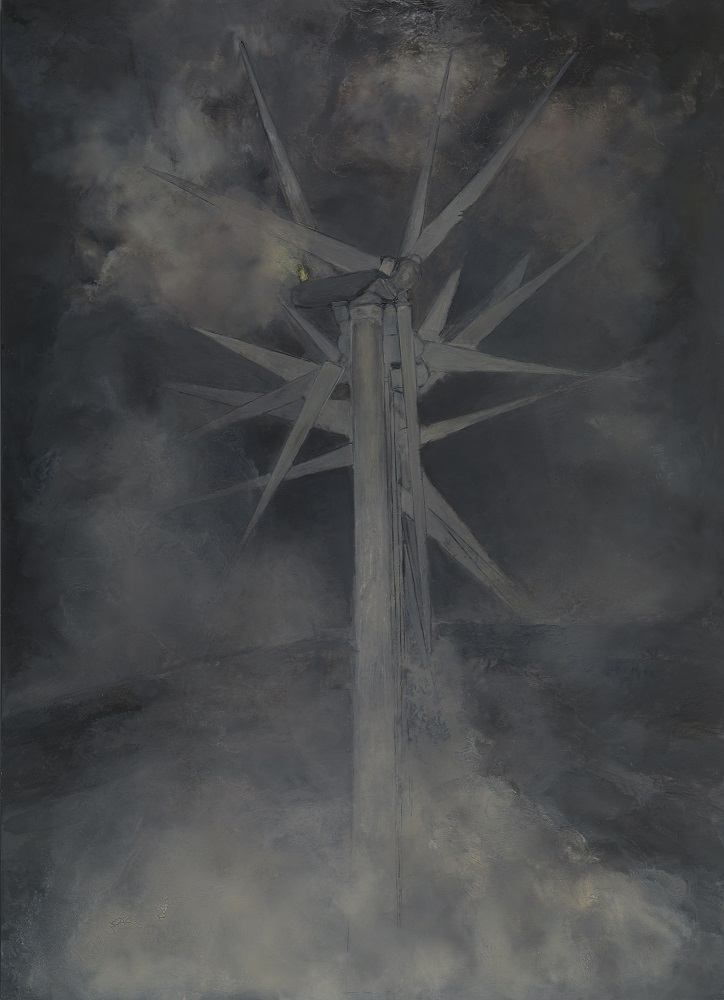 Night Turbine - Oil on Canvas - 254cm x 183cm