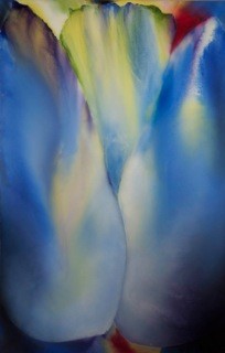 Light Blue - Oil on Canvas - 154cm x 89cm